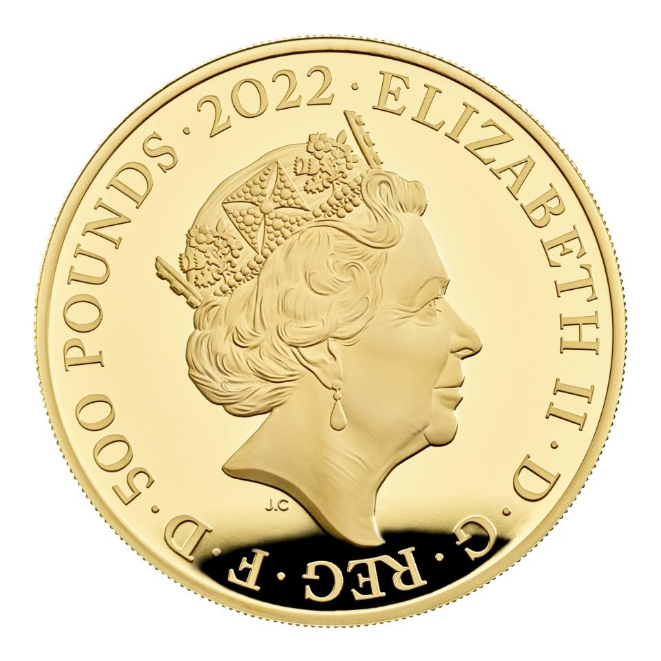 The Queen's portrait will be struck on the other side of the commemorative coin - The Royal Mint 