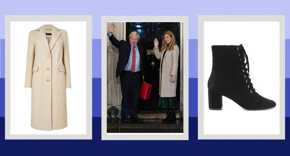 Carrie Symonds wears full M&S outfit at 10 Downing Street with Boris Johnson