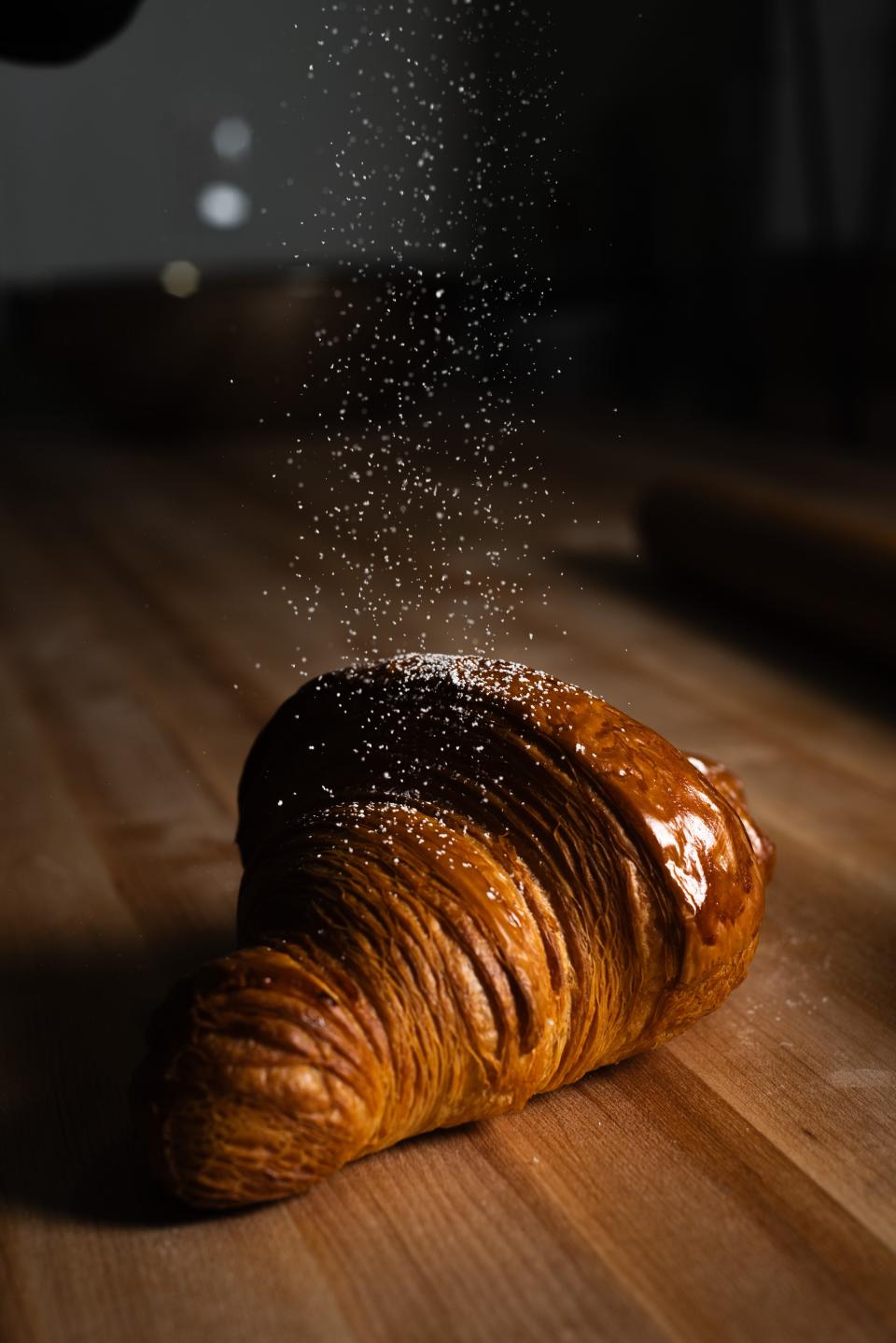 Croissants and other freshly baked treats are sold at the new café and bar, After/Glow.