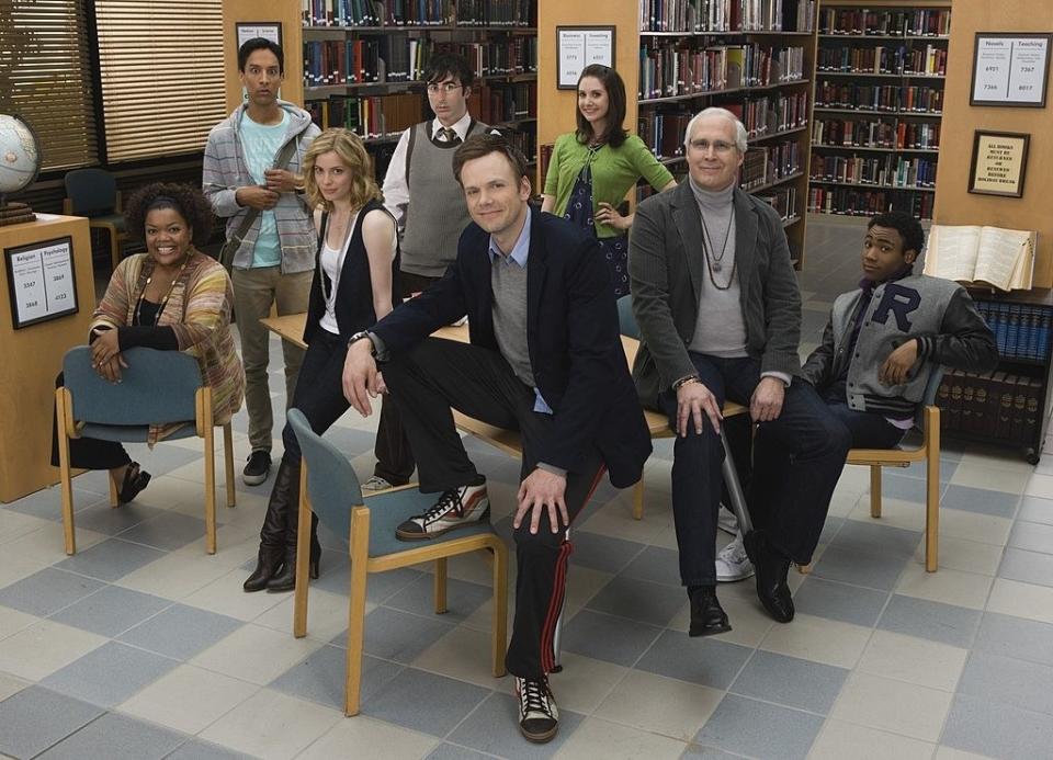 The cast of "Community"