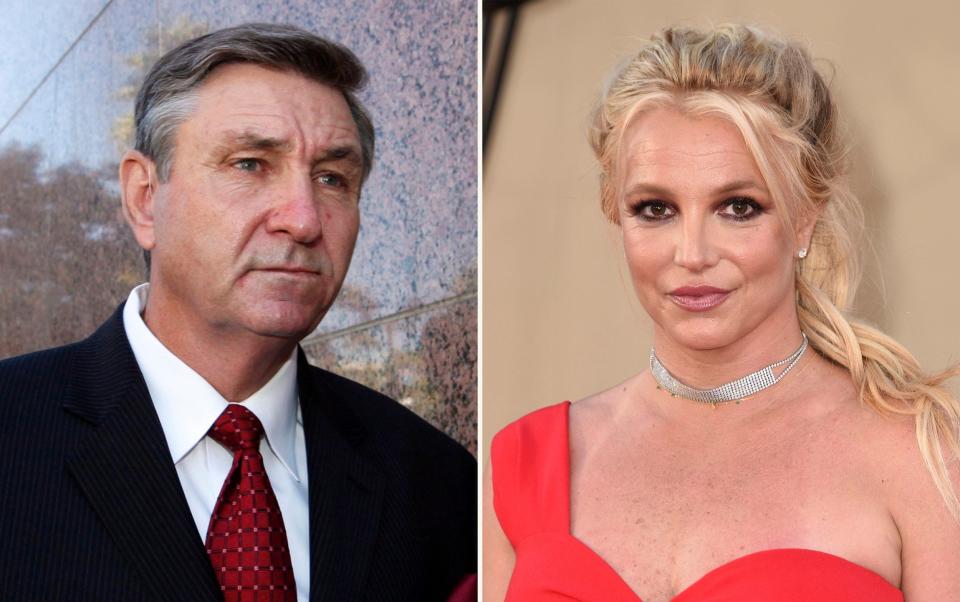 Britney Spears has been subject to the conservatorship of her father, Jamie, since 2008 - AP