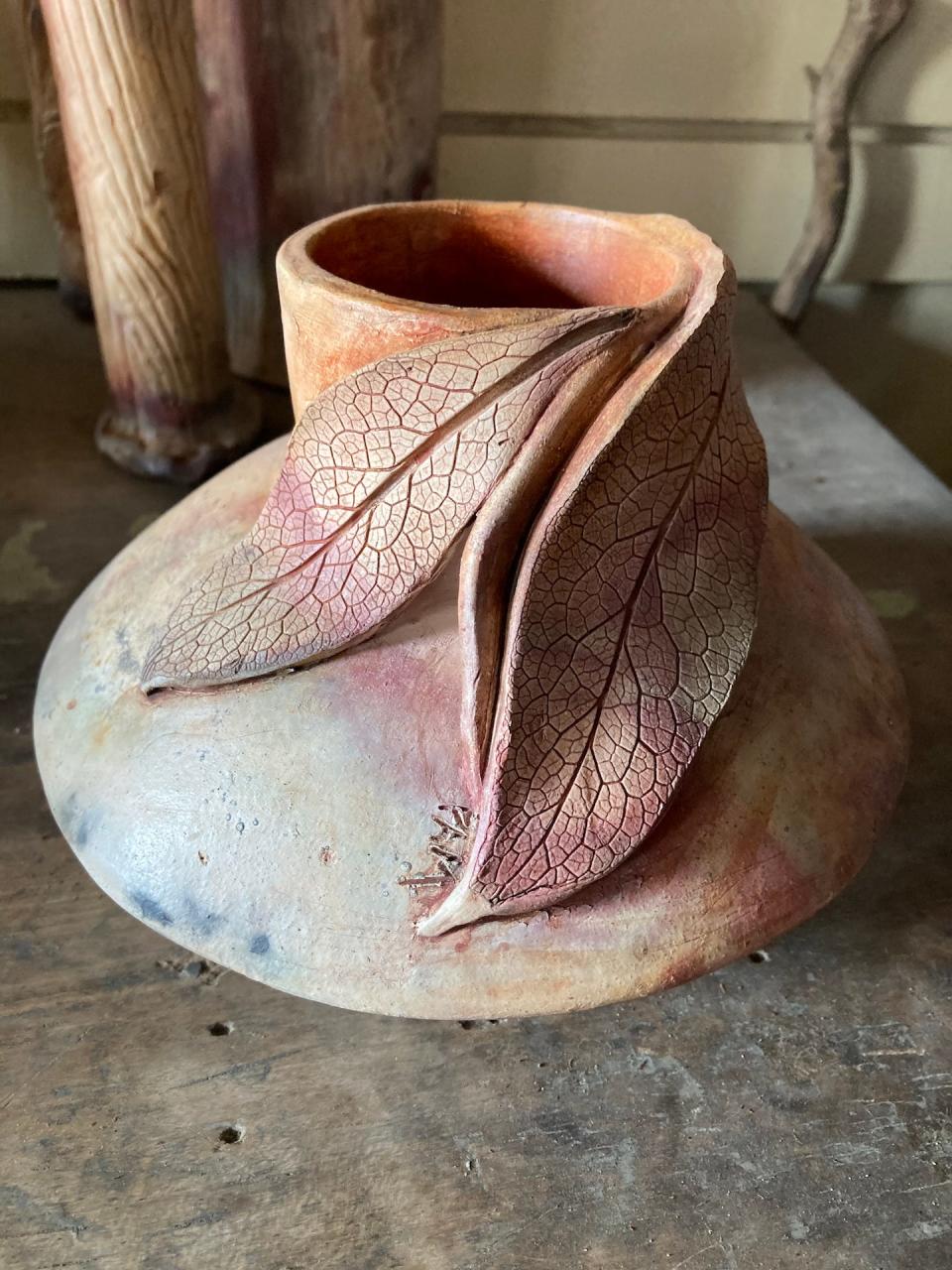 A piece created by Pam Dennis of Flock 9 Studios in Ogden. Dennis will be one of the featured artists during the Art Harvest Tour on Sept. 23-24.