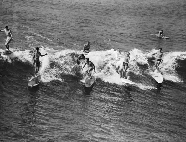 <p>This phrase, which essentially means to show off, came over from '50s California surf culture.</p>