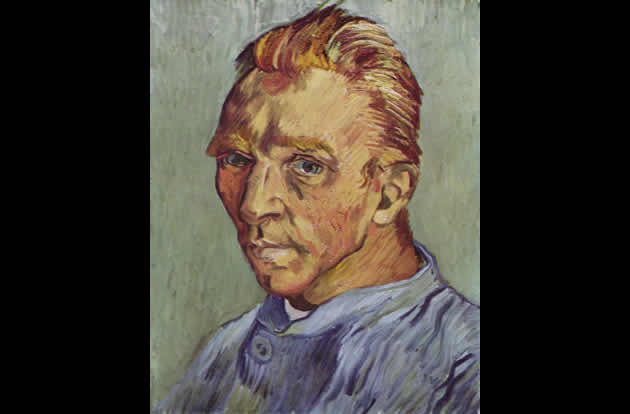 "Self Portrait by Vincent van Gogh, sold for $71.5 million in1989.