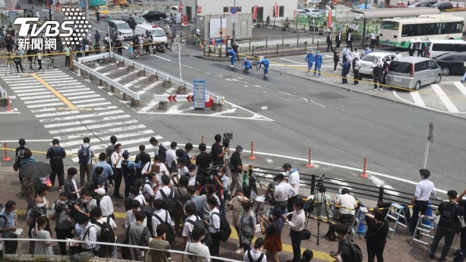 安倍於8日在演說中遭到槍擊身亡。（圖／達志影像美聯社）