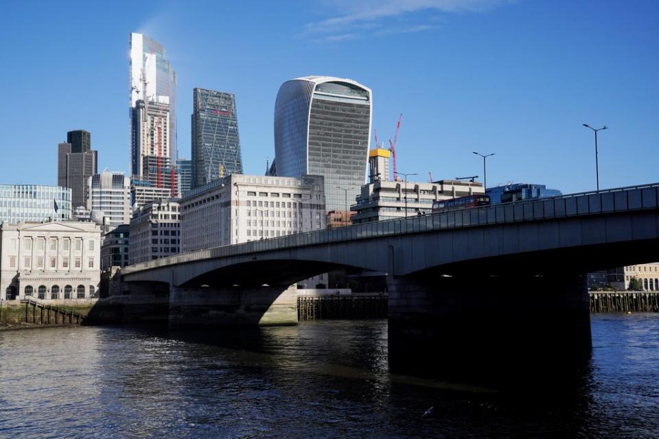 Shares soared in London on Friday (Jonathan Brady/PA) (PA Wire)