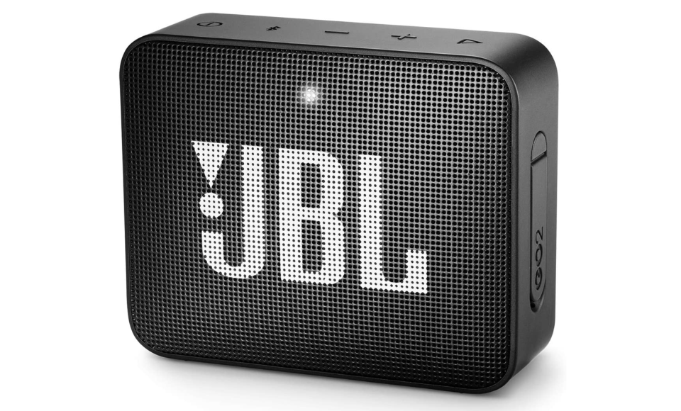 JBL Bocina Portátil GO 2 Bluetooth en negro. Foto: amazon.com.mx
