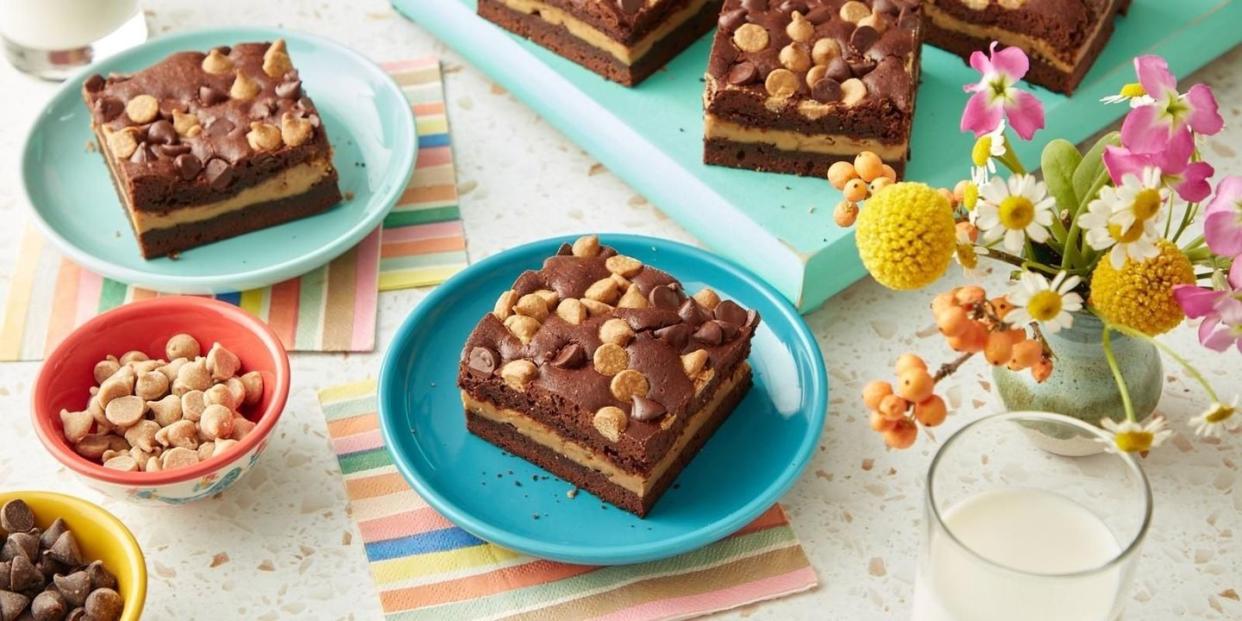fathers day desserts peanut butter brownies