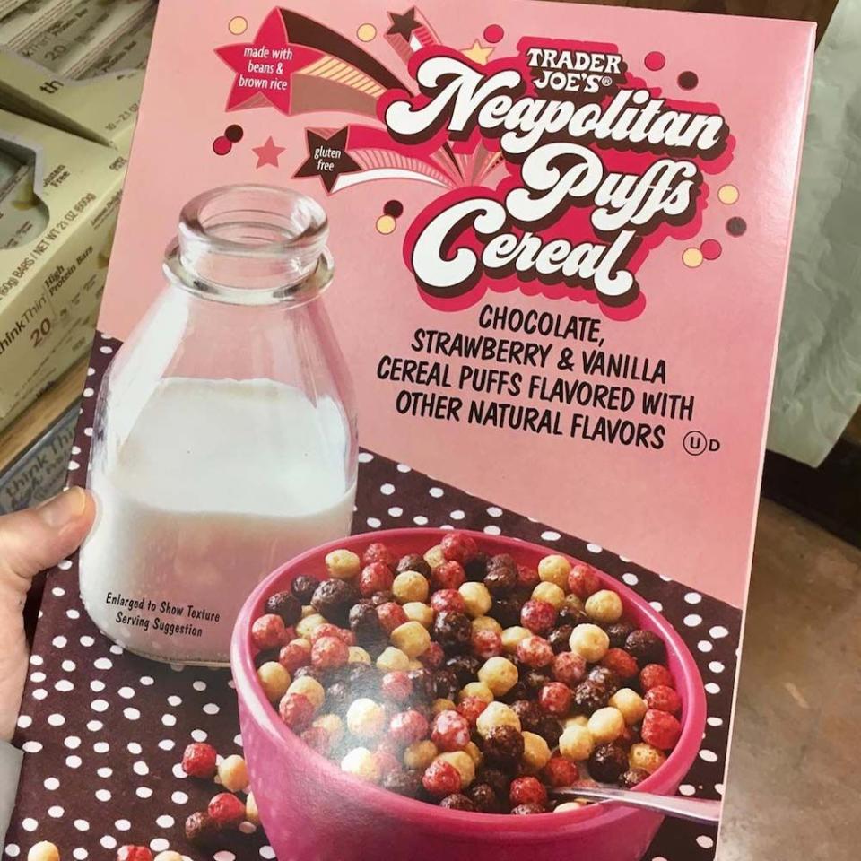 Neapolitan Puffs Cereal