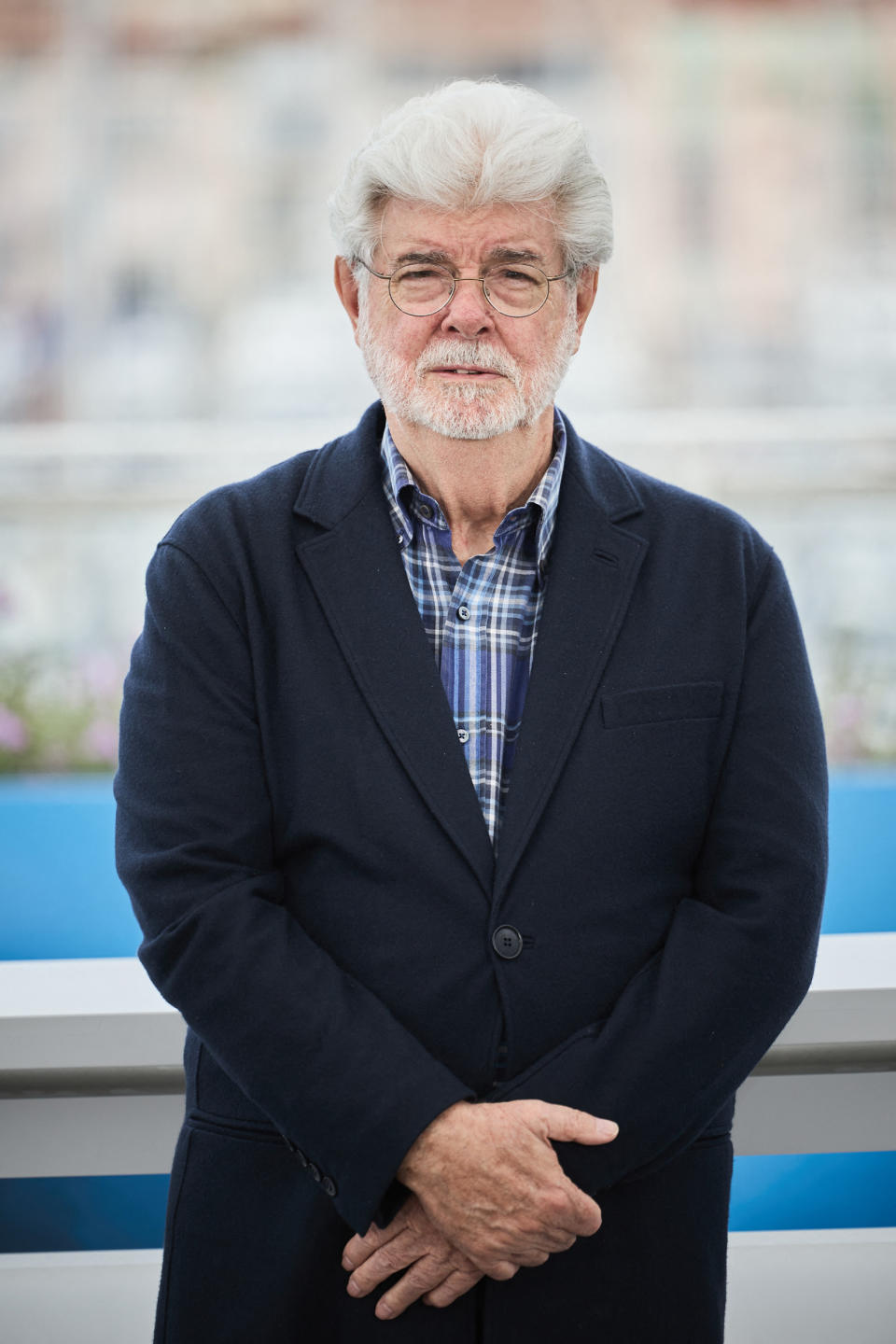 George Lucas lors de son passage au photocall cannois