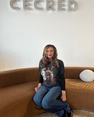 <p>Tina Knowles/Instagram</p> Tina Knowles shows support for Destiny's Child in tour shirt stolen from Beyoncé closet