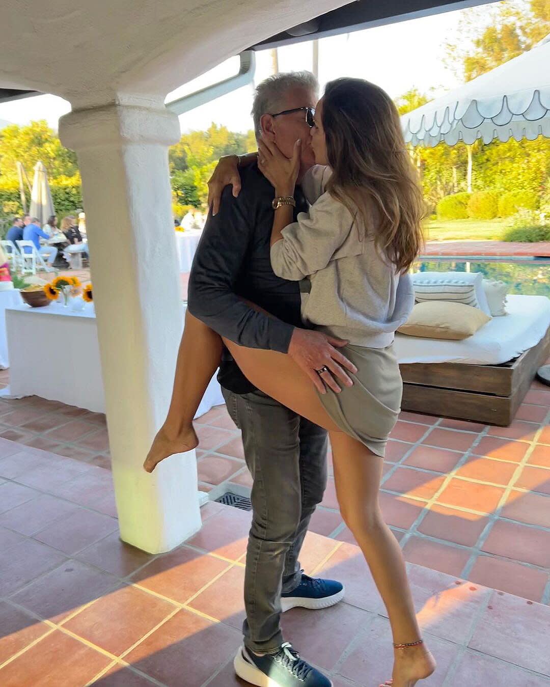 Katharine McPhee Jokes Husband David Foster Doesn’t Get ‘Much Attention’ in Loved-Up Photos