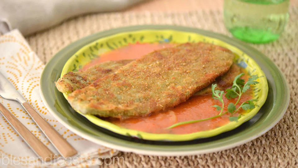 Milanesas de nopal