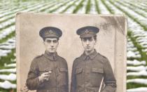 <p>A vast new display to mark the end of the First World War will give families of soldiers killed at the Battle of the Somme with no known grave the chance to take home the ‘bodies’ of their loved ones.(Photo from Kirsty O’Connor/PA) </p>
