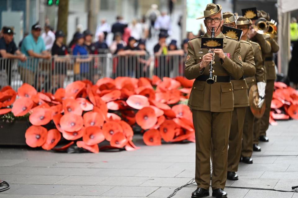 Remembrance Day service at Martin Place on November 11, 2022 in Sydney, Australia (Getty Images)