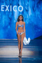 Miss Universe Mexico 2012, Karina Gonzalez, competes in Kooey Australia swimwear and Chinese Laundry shoes as one of the top 16 contestants during this year's LIVE NBC Telecast of the 2012 Miss Universe Competition at PH Live in Las Vegas, Nevada on December 19, 2012. HO/Miss Universe Organization L.P., LLLP