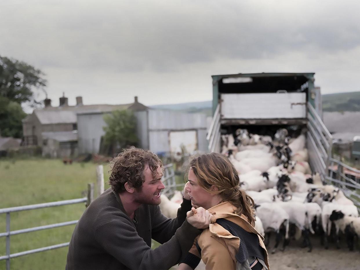 Mark Stanley and Ruth Wilson have a fraught sibling relationship in ‘Dark River’: Alamy