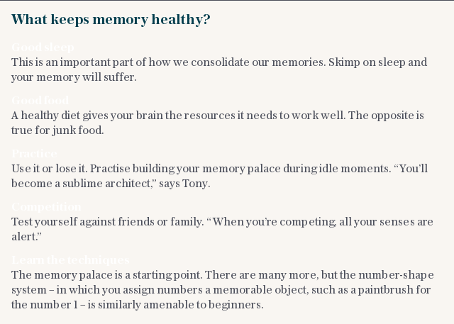 What keeps memory healthy?
