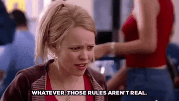 Regina George denounces the rules of The Plastics in "Mean Girls"