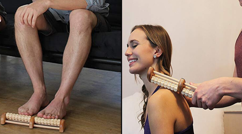 Best White Elephant gifts under $30: TheraFlow Foot Massager Roller