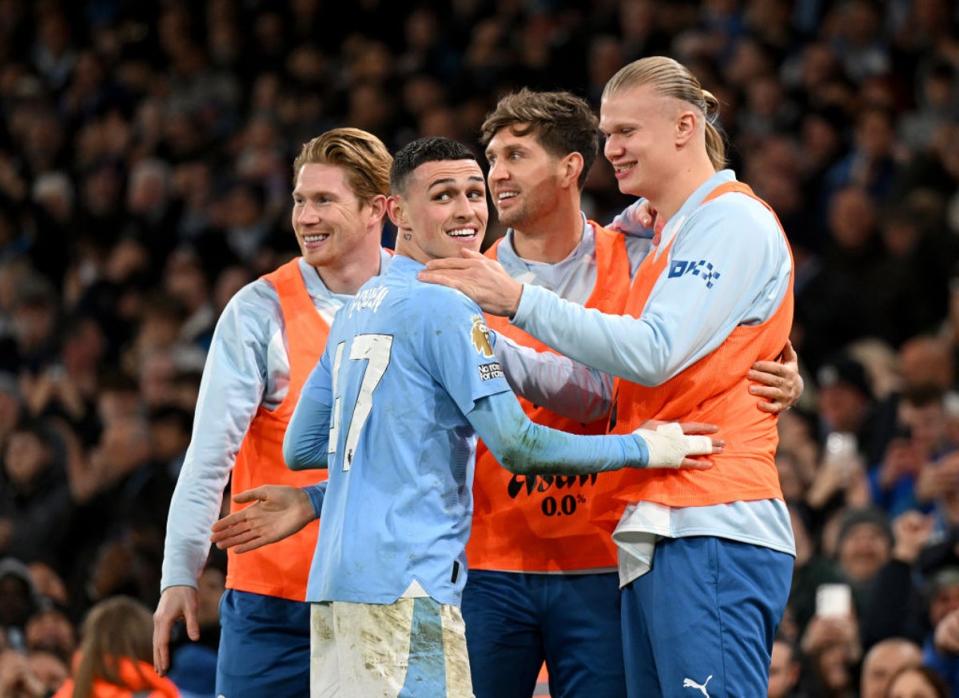 Foden shone with Erling Haaland and Kevin De Bruyne rested (Getty Images)