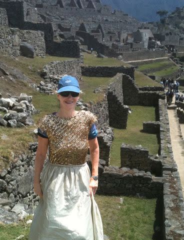 <p>Patricia Sheridan</p> Rebecca Whitlinger in Machu Picchu in 2011