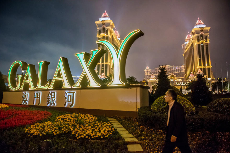 Galaxy Macau casino and hotel, developed by Galaxy Entertainment Group, in Macau, China. (Photo: Getty Images/Bloomberg)