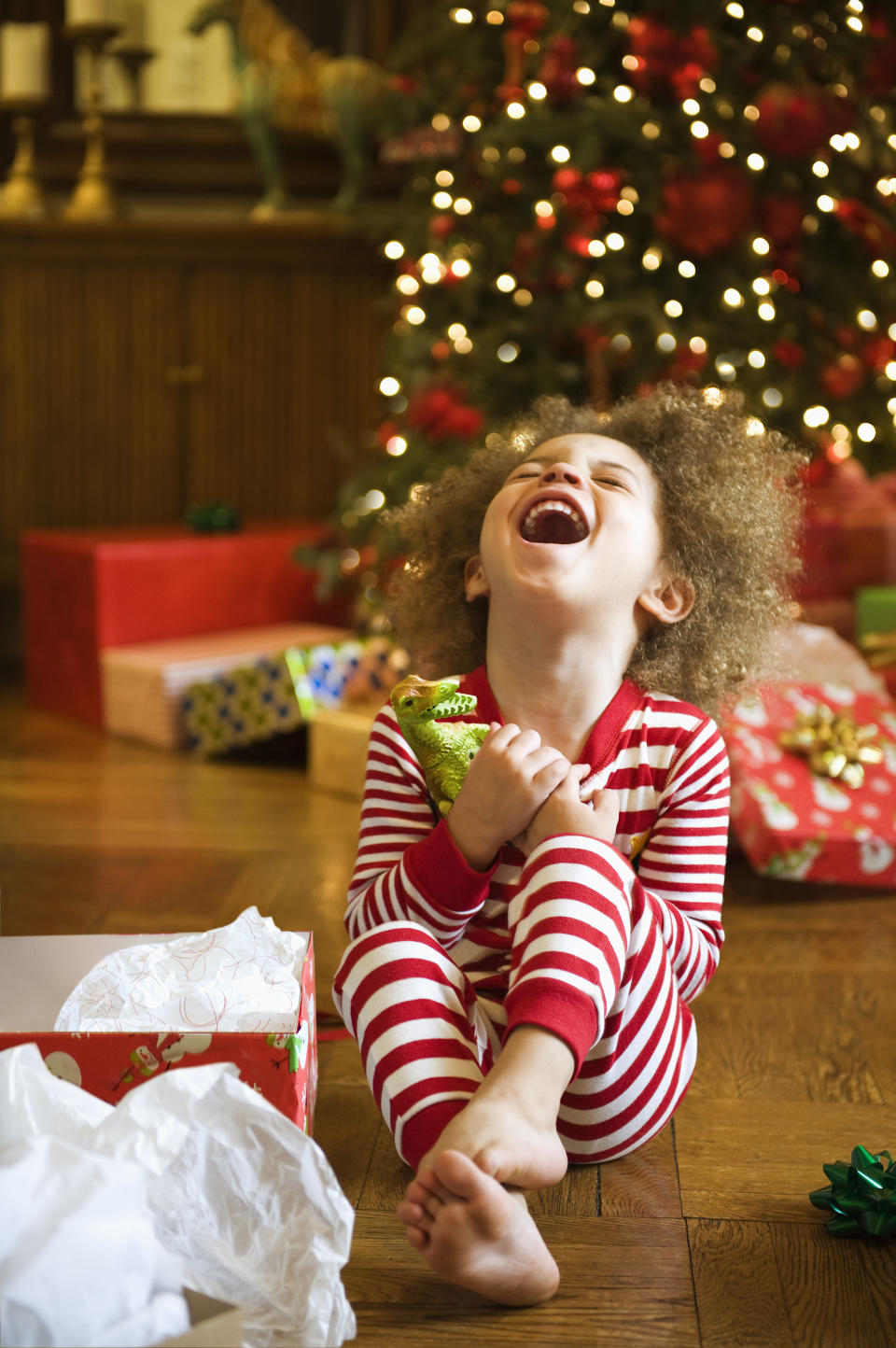 Tossing wrapping paper after one use&nbsp;<a href="https://www.theguardian.com/environment/2010/dec/19/not-easy-being-green-wrapping-paper">takes a toll on the environment</a>. Yeah,&nbsp;half the fun of getting gifts is violently tearing them open on Christmas morning ― but try to encourage kids to unwrap gently so the paper can be reused.&nbsp;Even better,&nbsp;opt for recycled alternatives like newspapers or brown bags.&nbsp;