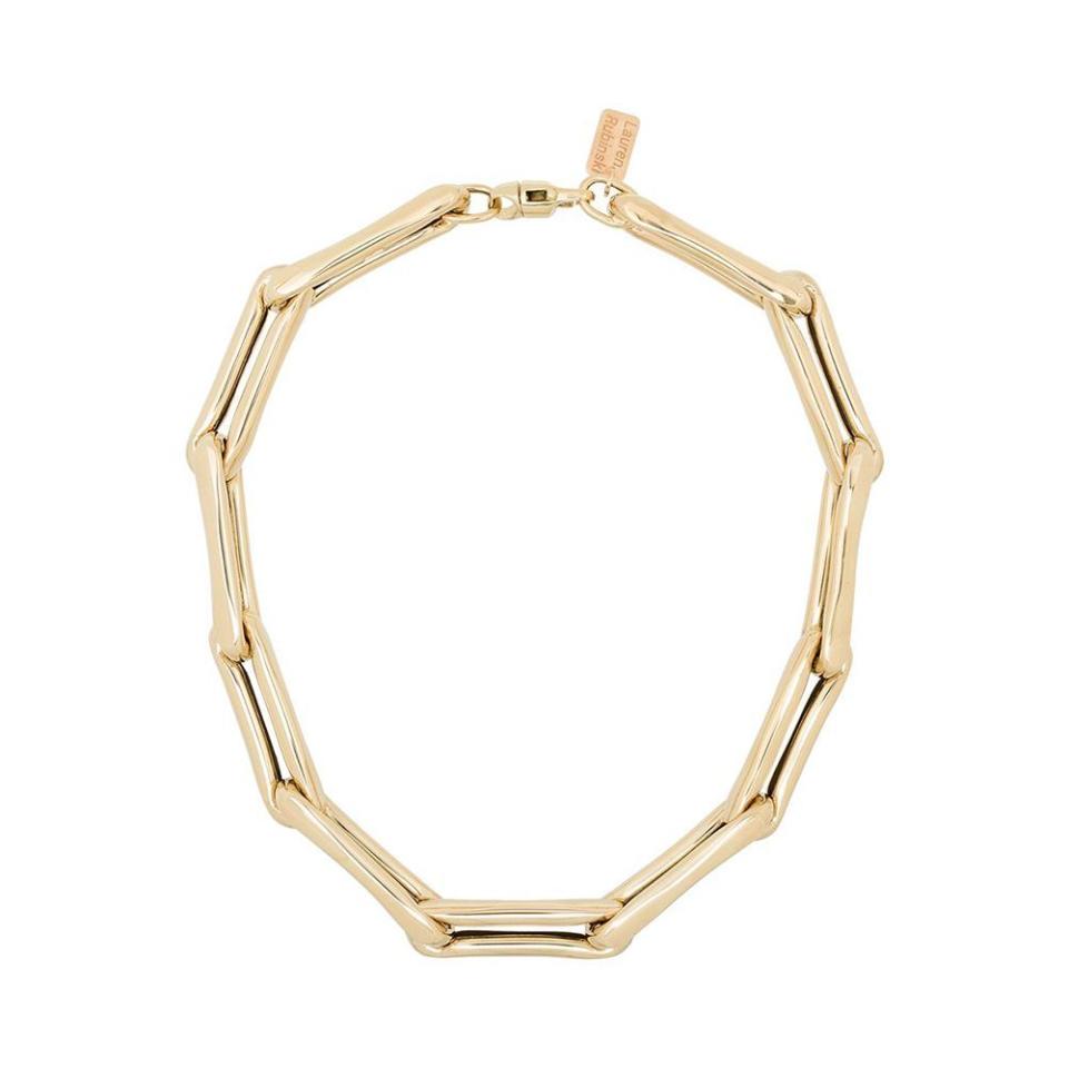 24) Large 14-Karat Gold Necklace