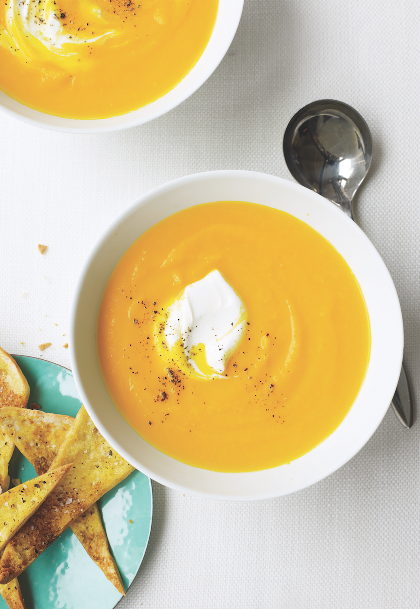 gingery carrot soup