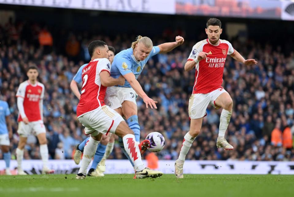 Despite playing in their first quarter-final since 2010, Arsenal are seen as one of the favorites to win the Champions League as they expand the power of the Premier League (Getty Images)