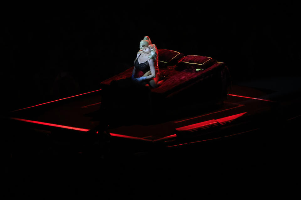 RIO DE JANEIRO, BRAZIL - MAY 04: American singer Madonna performs on stage during a massive free show to close "The Celebration Tour" at Copacabana Beach on May 04, 2024 in Rio de Janeiro, Brazil. (Photo by Buda Mendes/Getty Images)