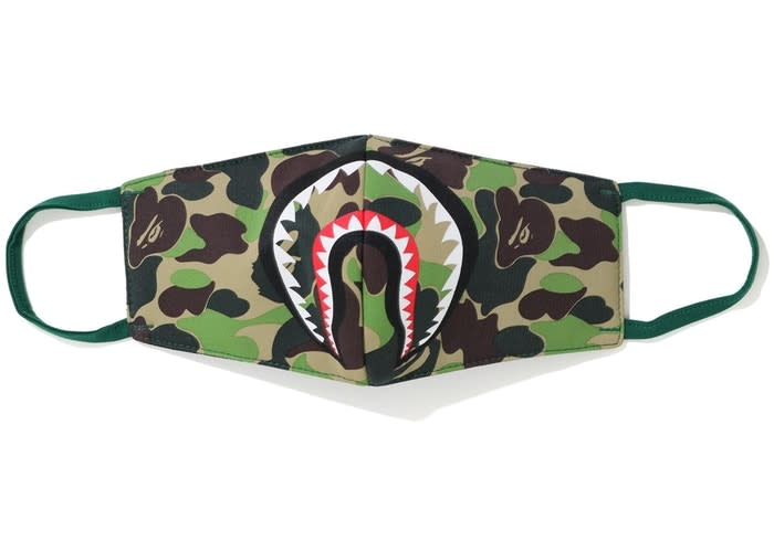 BAPE ABC Camo Shark Mask (SS20) Green