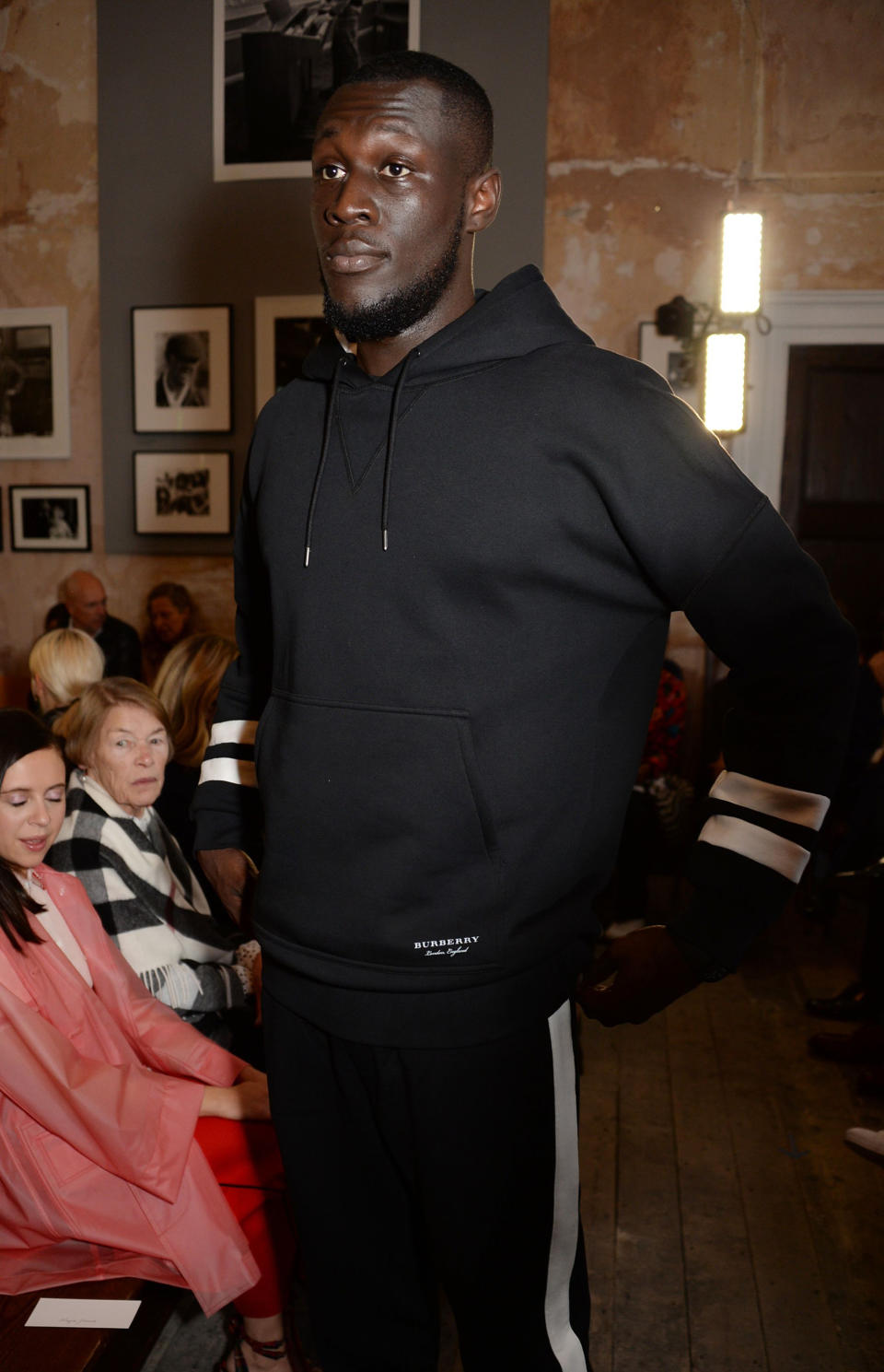 Stormzy at Burberry