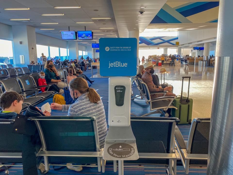 Flying on JetBlue Airways during pandemic