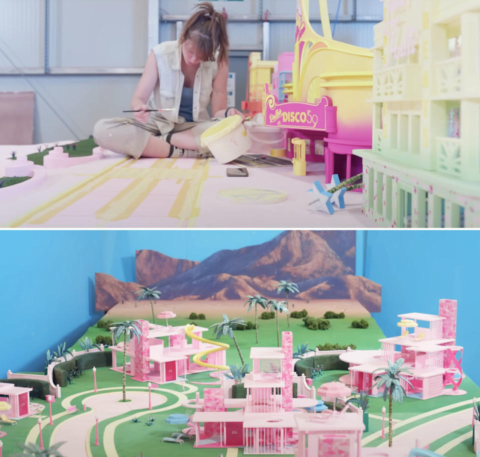 A mini Barbie Land