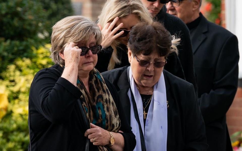 Julia Amess visited Belfairs Methodist Church on Monday morning  - Aaron Chown/PA Wire
