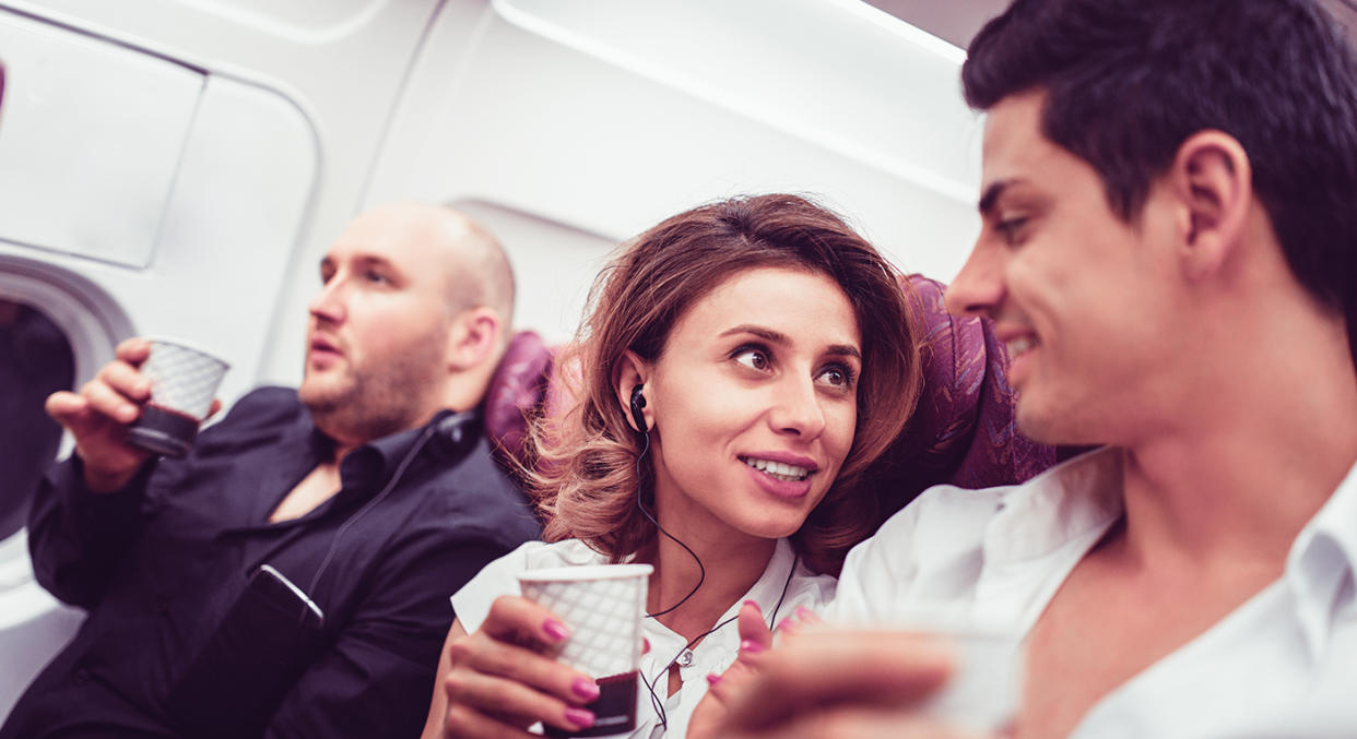 A couple had an unfortunate encounter with a fellow passenger. [Photo: Getty]