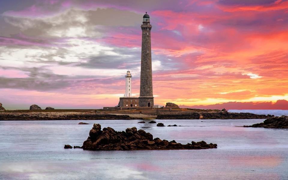 The lighthouse of the Virgin Island, Finistère - guy-ozenne/iStockphoto