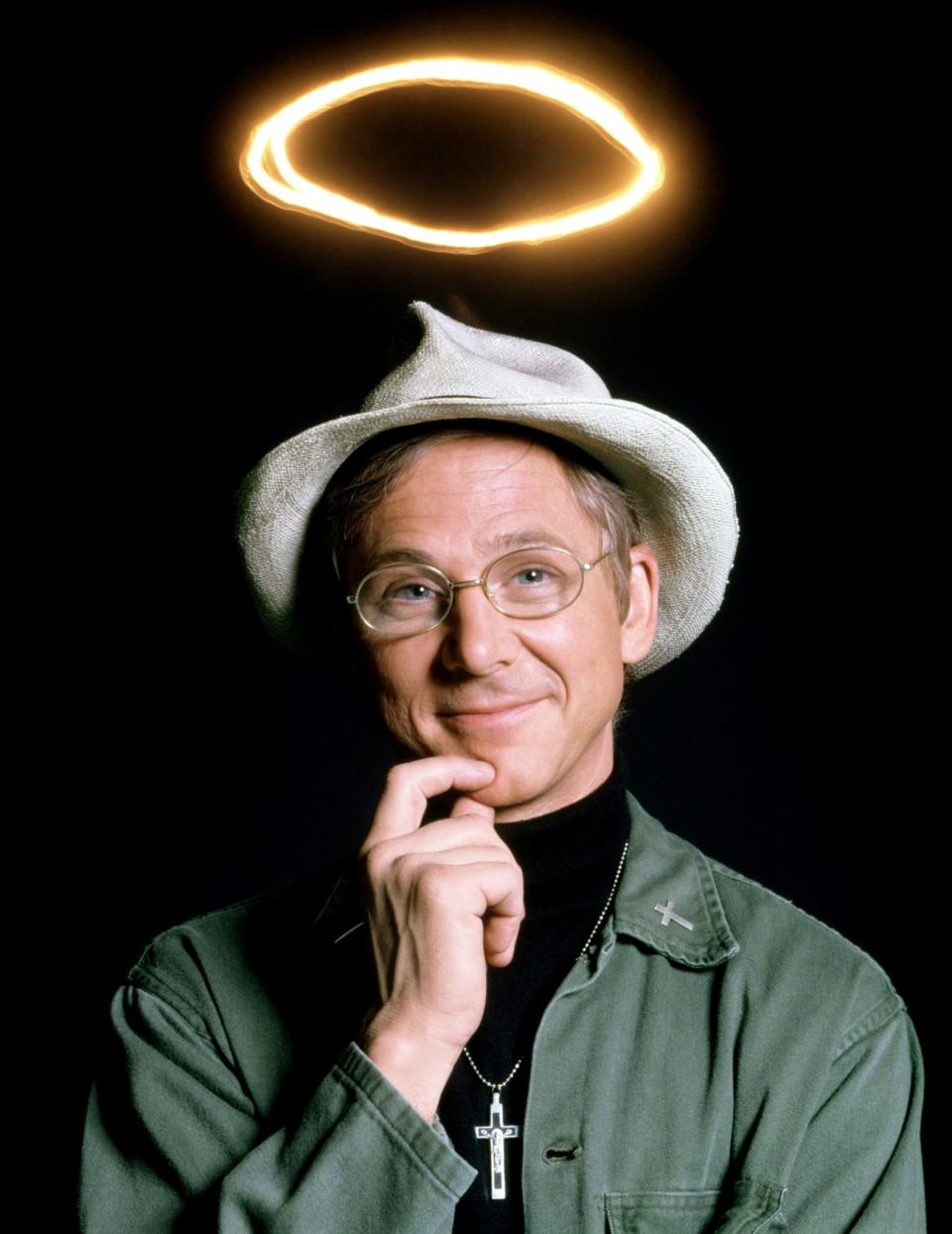 <p>William Christopher, best known as “Father Mulcahey in the long running hit show M.A.S.H. died on December 31, 2016. — (Pictured)–William Christohper as his charachter “Father Mulcahey” in a promo shoot for the TV show, M.A.S.H., 1972-83. (©20th Century Fox Film Corp. All rights reserved./courtesy Everett Collection) </p>