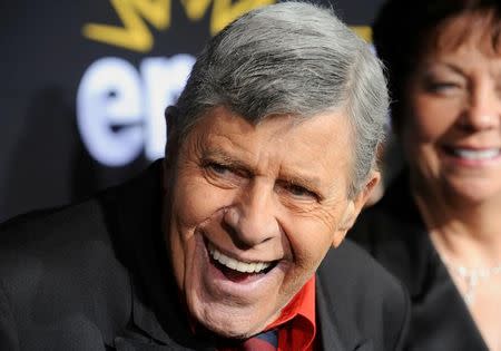 FILE PHOTO - U.S. comedian Jerry Lewis attends a special screening of the feature-length documentary "Method to the Madness of Jerry Lewis" at Paramount Studios in Los Angeles, California, U.S. on December 7, 2011. REUTERS/Phil McCarten/File Photo