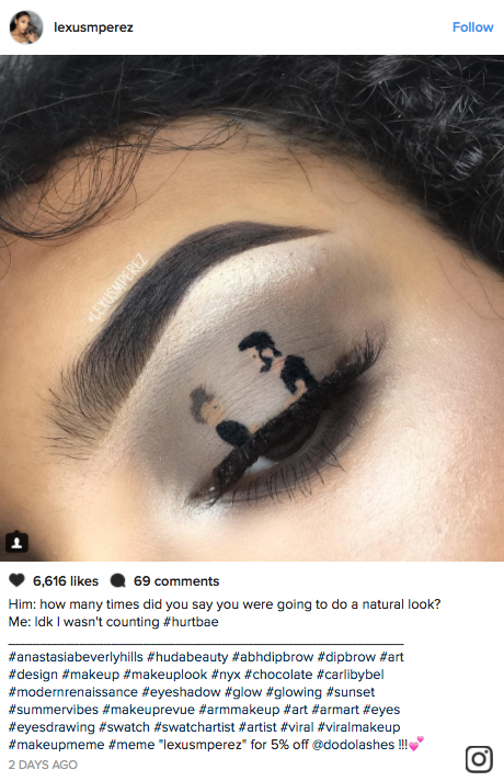 Meme eye makeup is the latest hilarious trend taking over social media, and it's bound to give you a laugh.