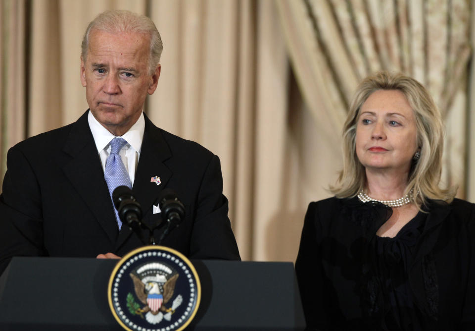 Joe Biden Hillary Clinton