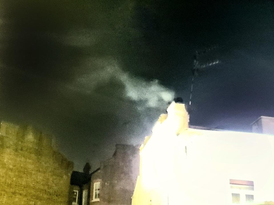 He took a picture of the pub seemingly emitting smoke from a chimney (Dr Thomas Smith)