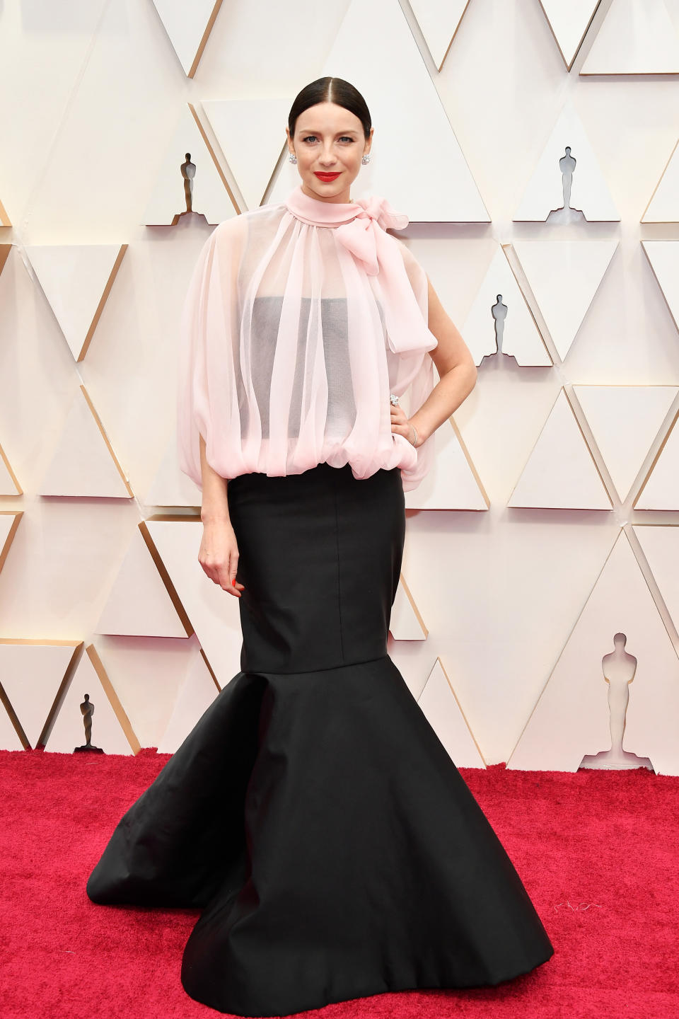 HOLLYWOOD, CALIFORNIA - FEBRUARY 09: Caitriona Balfe attends the 92nd Annual Academy Awards at Hollywood and Highland on February 09, 2020 in Hollywood, California. (Photo by Amy Sussman/Getty Images)