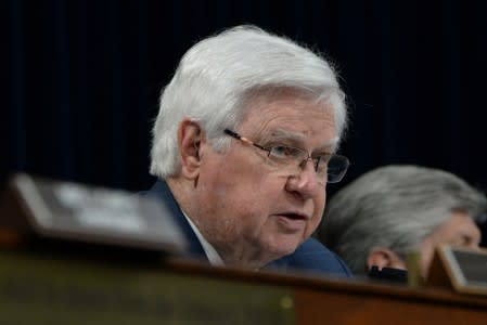 FILE PHOTO: Representative Rogers speaks during House Appropriations Subcommittee hearing with Pompeo