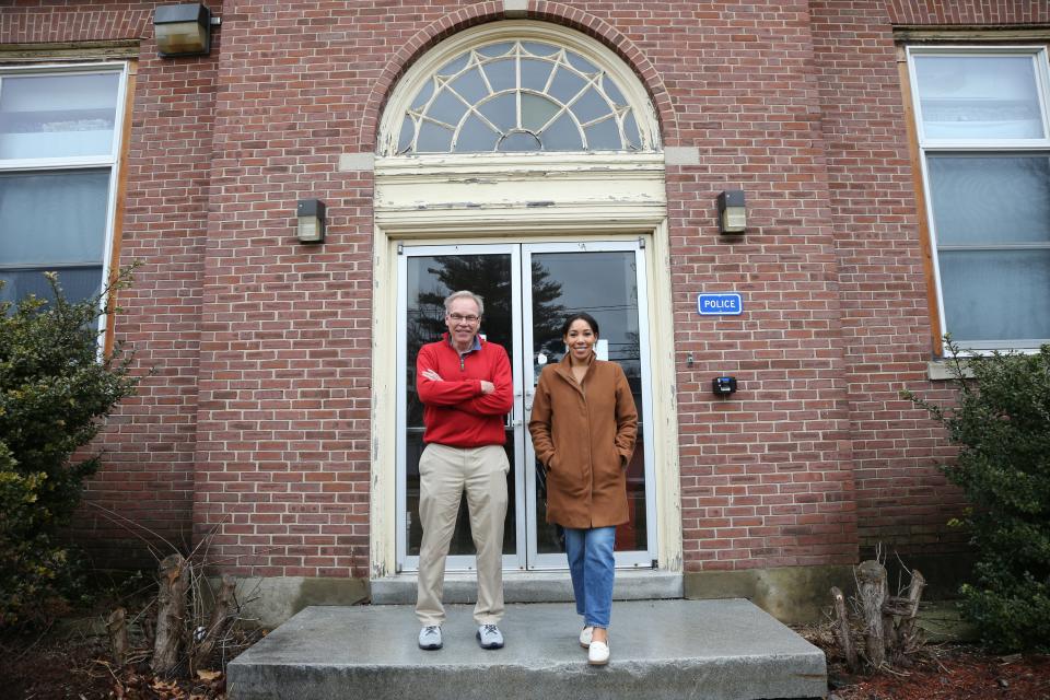 Portsmouth City Councilor John Tabor and Assistant Mayor Joanna Kelley hope an affordable housing development can be accomplished at the old Sherburne School property.