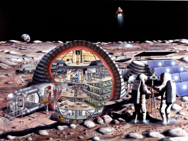 NASA Inflatable Moon Habitat