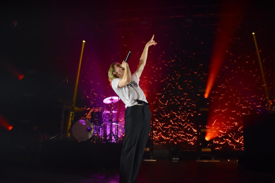 The Kid Laroi performs at a sold-out Eagles Ballroom at the Rave in Milwaukee on Aug. 4, 2022, for the second night of the Australian rapper's first North American headlining tour.