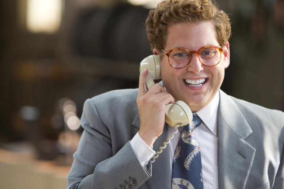 Jonah Hill in "The Wolf of Wall Street"